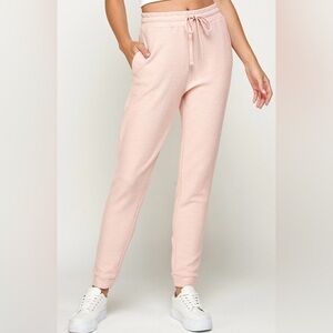 Women’s cord pink‎ jogger sweats pants medium, large or X-Large new